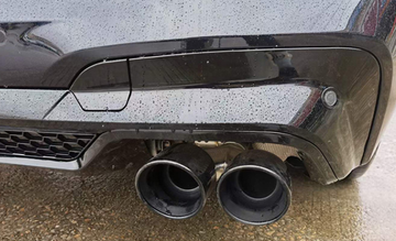 Exhaust Tips For 2018-2021 BMW X3 G01 G08 M-Sport X3M Style Gloss Black